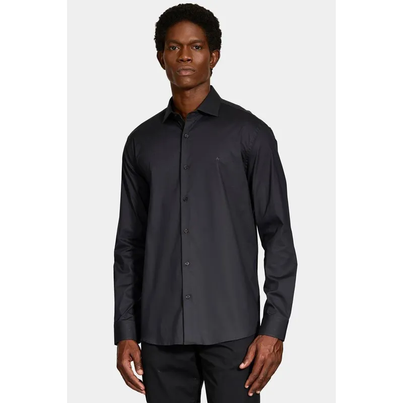 Camisa Aramis Manga Longa Slim Tricoline Stretch
