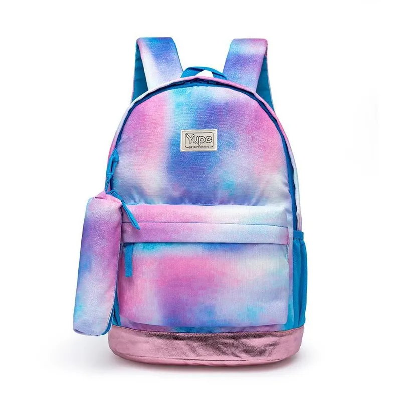 Mochila Universitária Feminina Estojo Resistente Grande