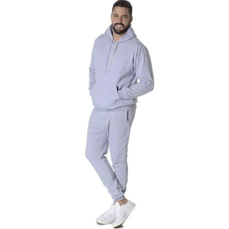Agasalho Moletom Fechado Suffix Canguro Com Bolso Masculino