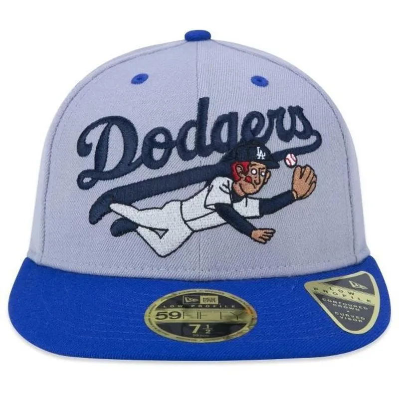 BONÉ NEW ERA 5950 LOS ANGELES DODGERS ALL BUILDING CINZA AZUL