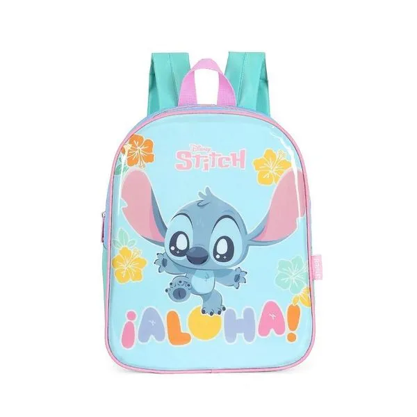 Mochila de Costas Luxcel Stitch Baby Aloha Verde Único