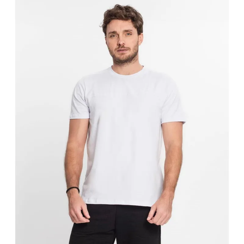 Camiseta Básica Masculina Diametro Branco