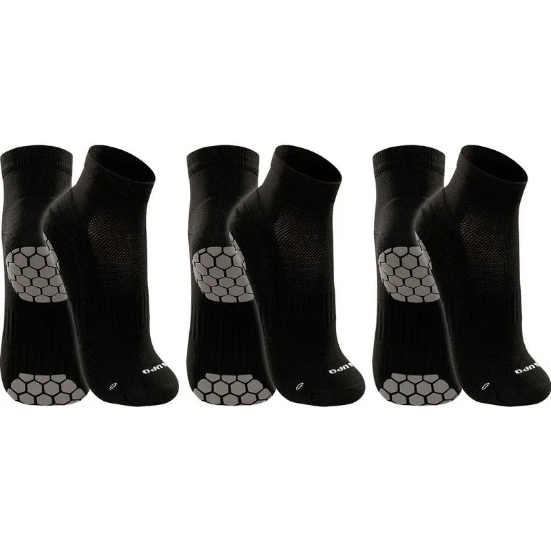Kit 3 Pares Meias Lupo Antiderrapante Meia Pilates Yoga Masculina Feminina Hidroginástica Original