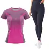 Kit Calça Legging Moda Fitness Grossa Blusa Academia Feminina Fina Treino Corrida Caminhada