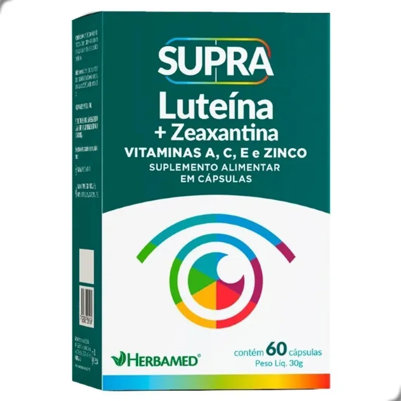 Supra Luteína Zeaxantina e Vitaminas 60 Capsulas Herbamed