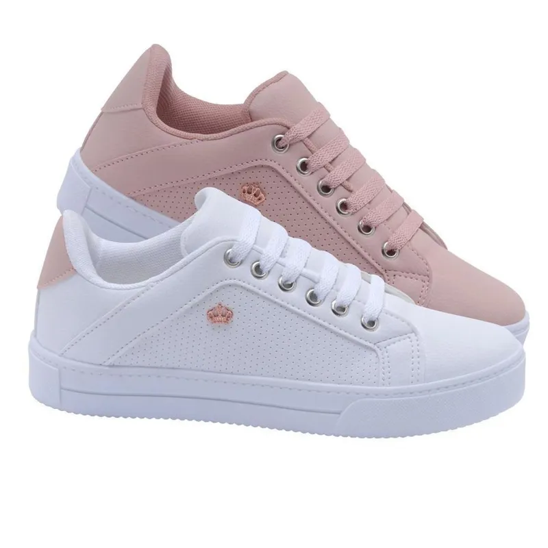 Kit 2 Pares Tênis Feminino Casual Sbelta Conforto