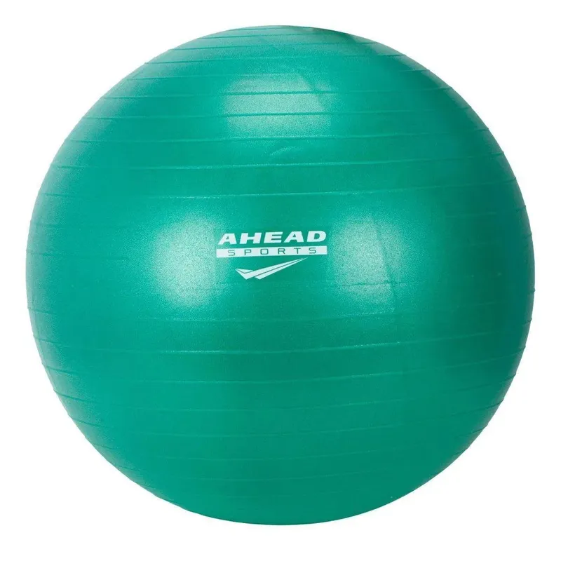 Bola de Pilates 75cm Ahead Sports Yoga e Fitness Com Bomba Para Suporta até 180kg
