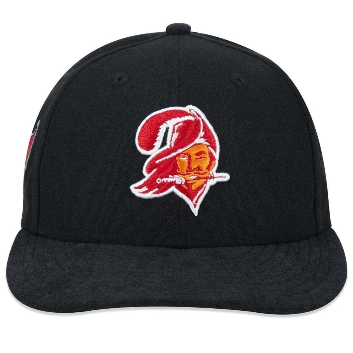 BONÉ NEW ERA 950 TAMPA BAY BUCCANEERS LP SN MODERN CLASSIC PRETO VERMELHO