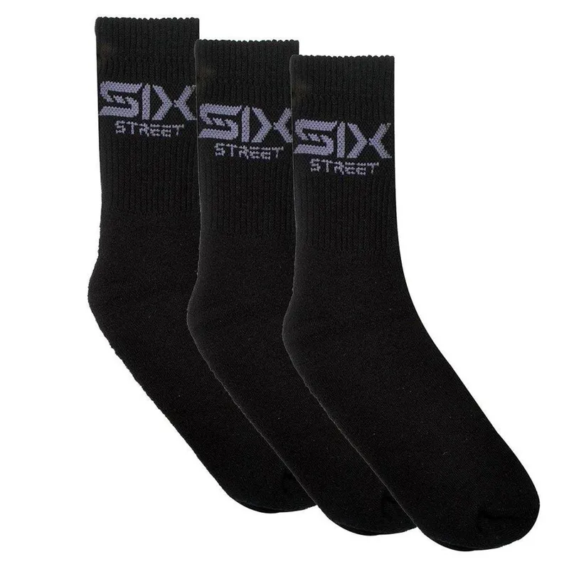 Kit Com 3 Pares De Meia Six Street