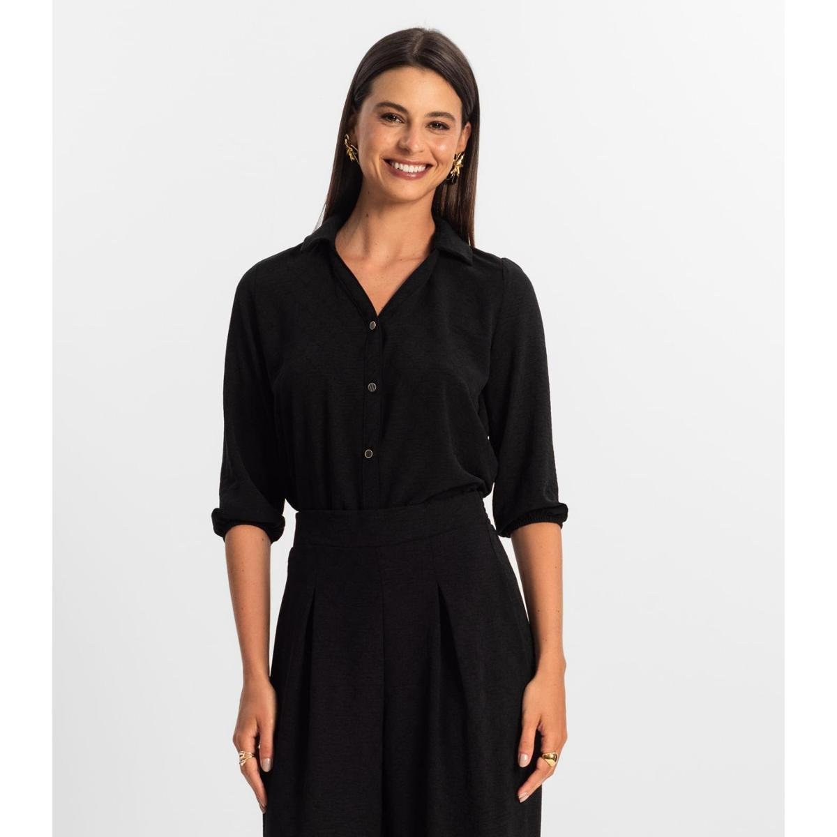Camisa 3/4 Feminina Rovitex