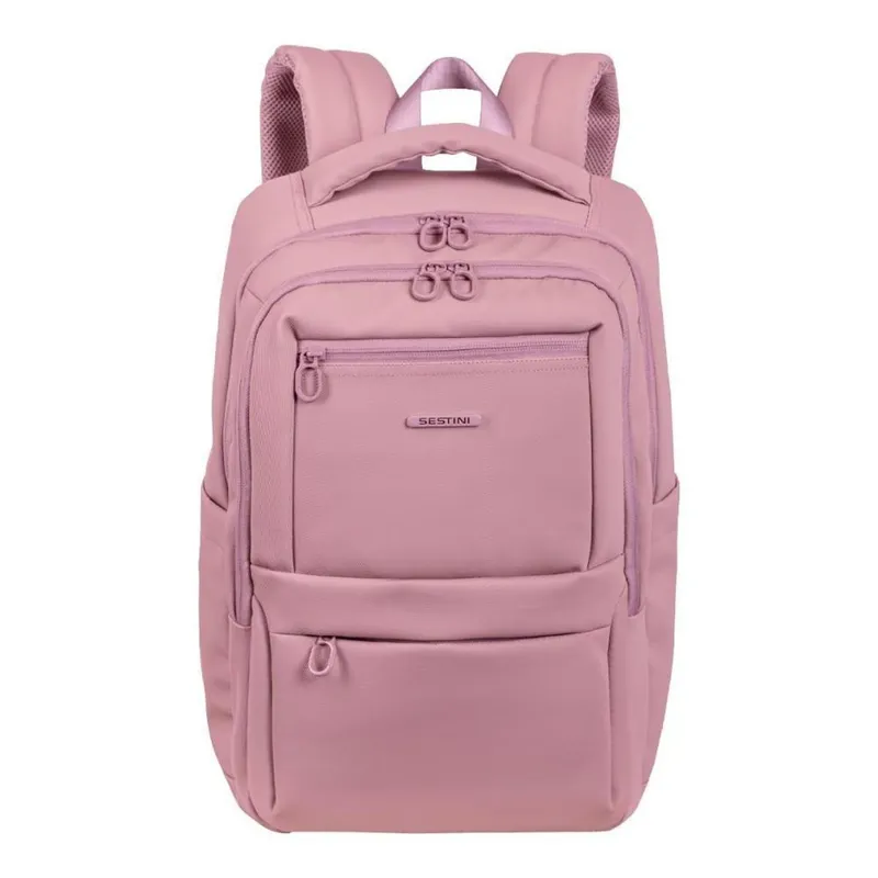Mochila Sestini 2 comp Notebook 15pol Hydroblock F Rosa