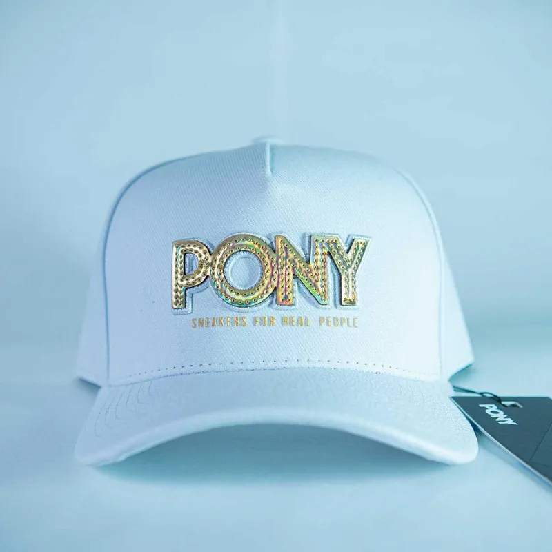 Boné Trucker Branco 50 Years - PONY