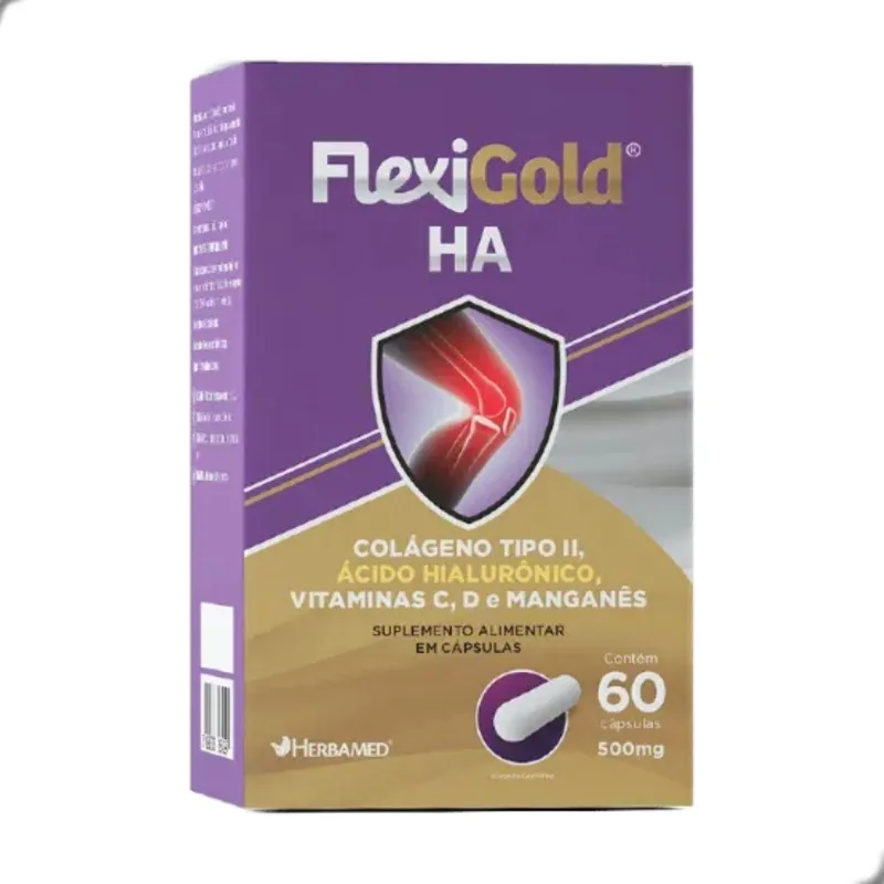 Flexigold HA Colageno Tipo 2 e Hialuronico 60 Capsulas Herbamed