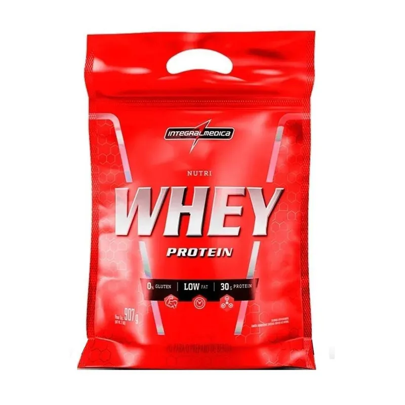 Nutri Whey Isolado Hidro 900g Baunilha Refil Integralmedica