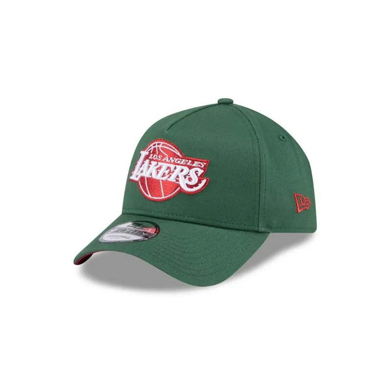 BONE NEW ERA 9FORTY A-FRAME SNAPBACK LOS ANGELES LAKERS NBA VERDE