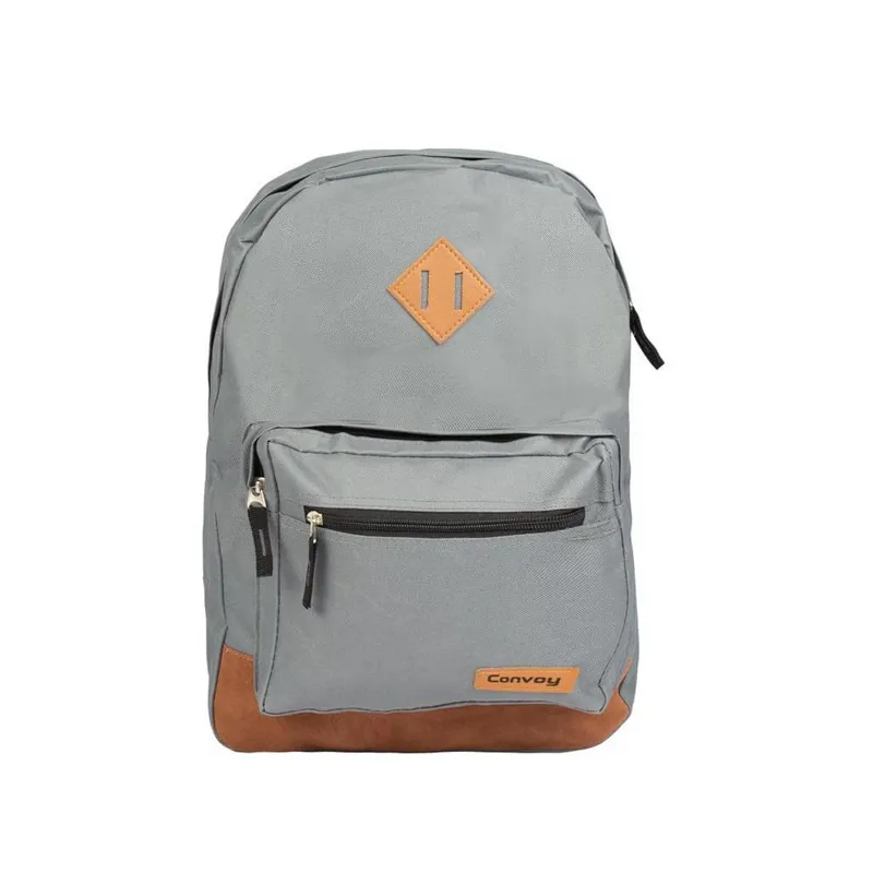 Mochila Juvenil Convoy Cinza e Marrom