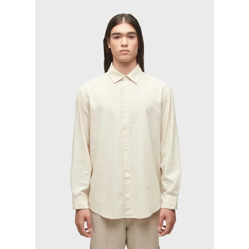 Camisa cotton linen lace OSKLEN