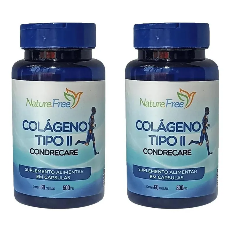 KIT 2X COLÁGENO TIPO II CONDRECARE MSM (60 CÁPSULAS) NatureFree