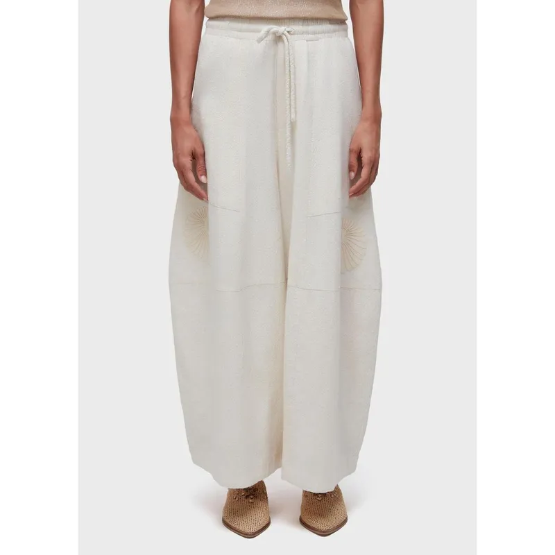Calça bordado concha OSKLEN