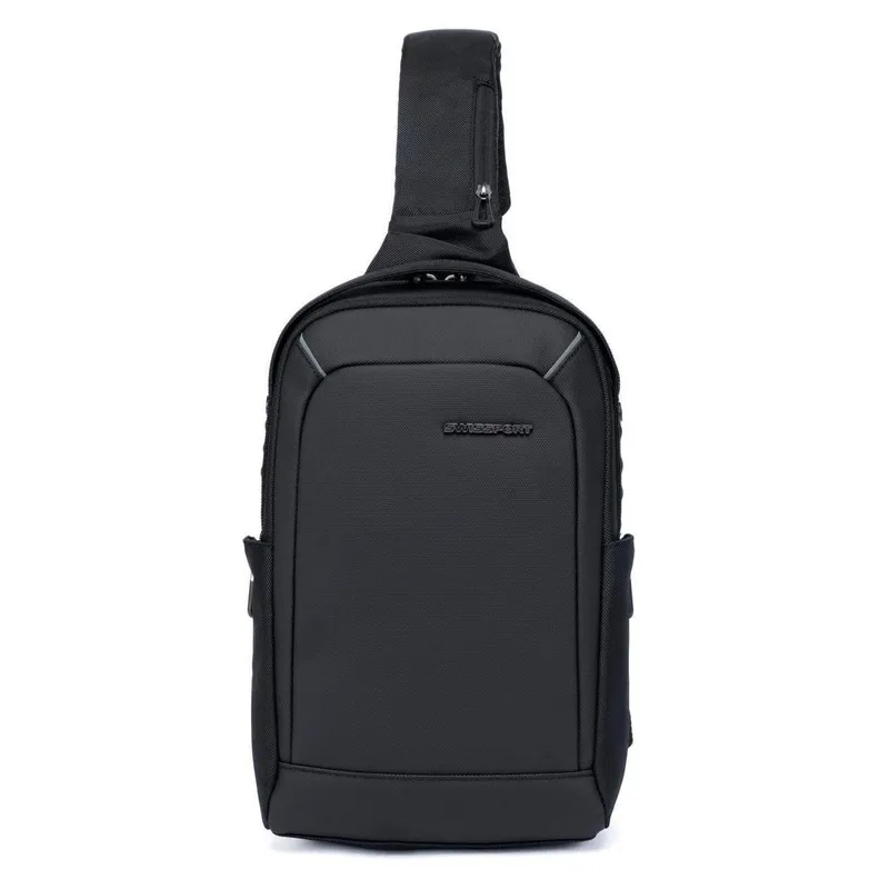 Mochila Transversal Swissport Tiracolo Masculina Anti-furto 2 Litros