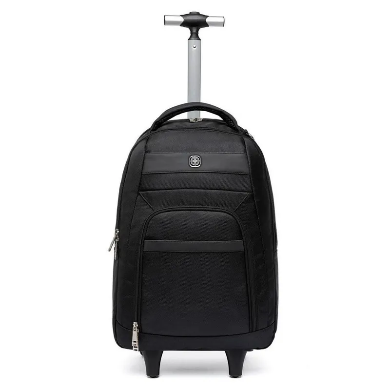 Mochila de Rodinha Executiva Notebook Reforçada Trabalho Grande 36 Litros