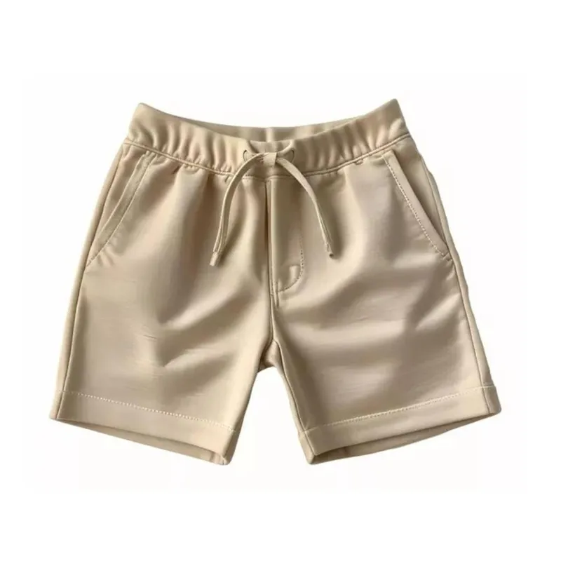Short Infantil em Moletinho com Cós Elástico e Ajuste por Cordão Conforto e Praticidade para o Dia