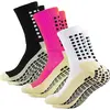 Kit 3 pares Meias esportivas cano médio antiderrapante unissex