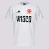 Camisa Kappa Vasco Supporter Type Juvenil Branca