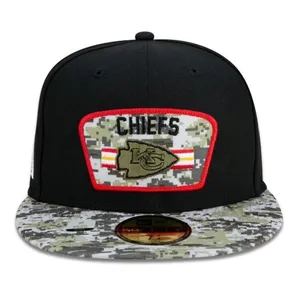 BONÉ NEW ERA 5950 KANSAS CITY CHIEFS SALUTE TO SERVICE NFP22BON206 PRETO VERDE CAMUFLADO
