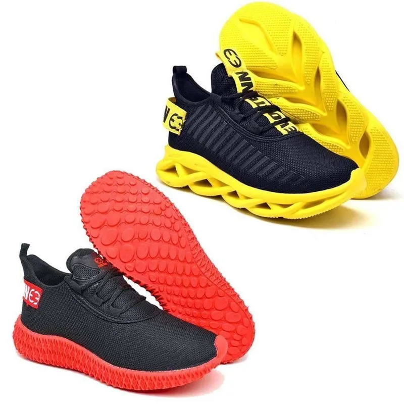 Tênis Caminhada Academia Corrida Confortavel 2 Pares Diferentes