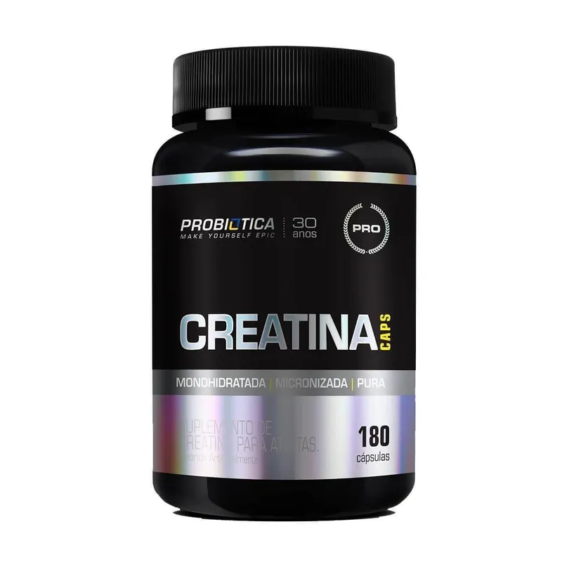 CREATINA (180 Cápsulas) - Probiótica