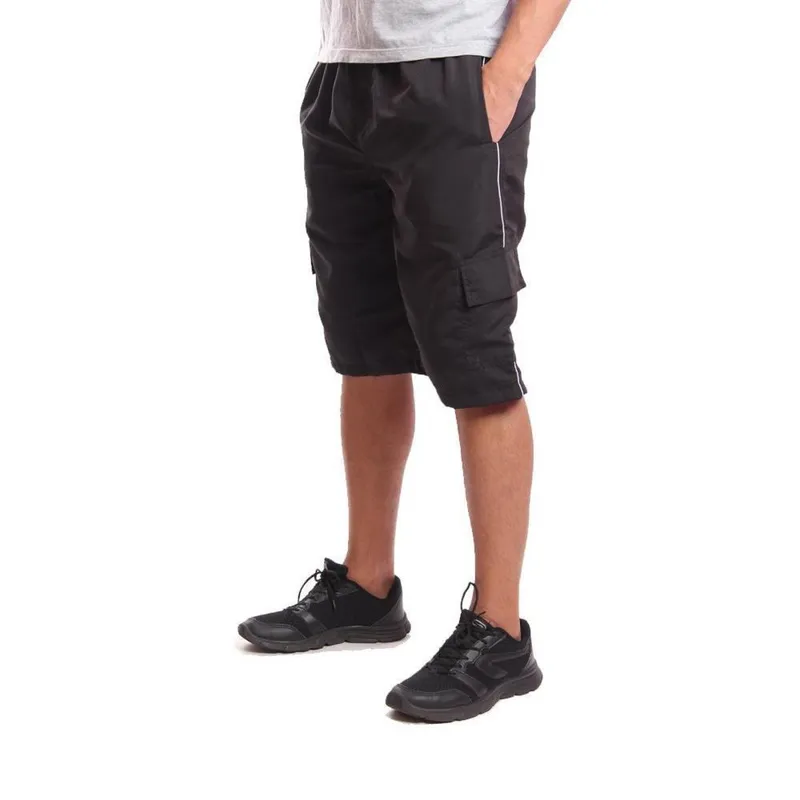 Bermuda Cargo Em Tactel Com Bolsos