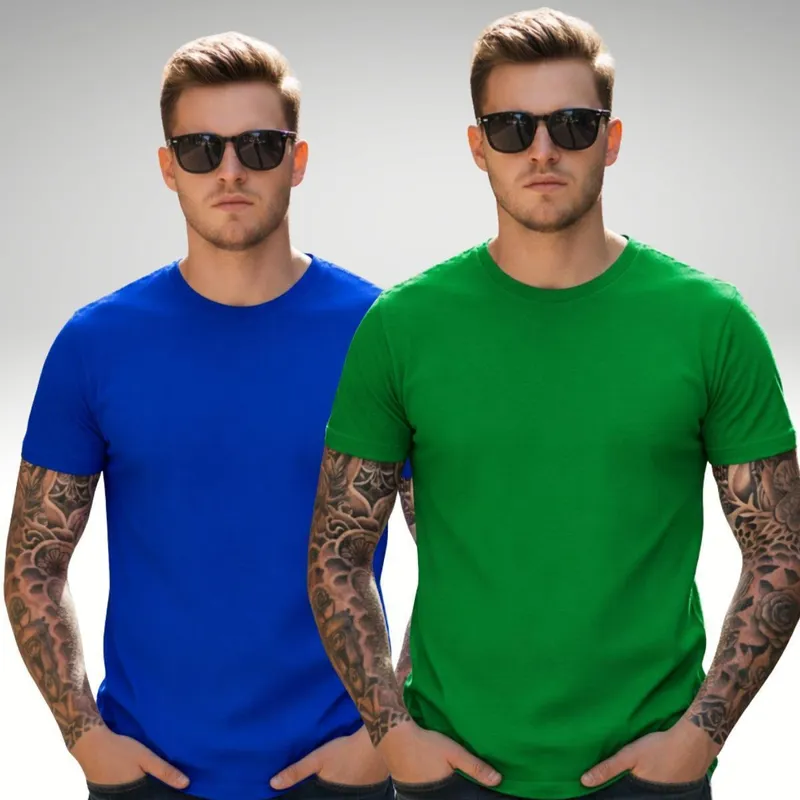 KIT 2 Camisetas Masculina Cores Brasil