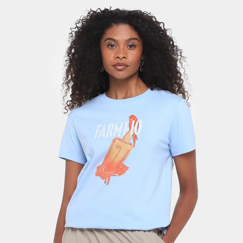 Camiseta Farm Fit Picole Farm Rio Feminina