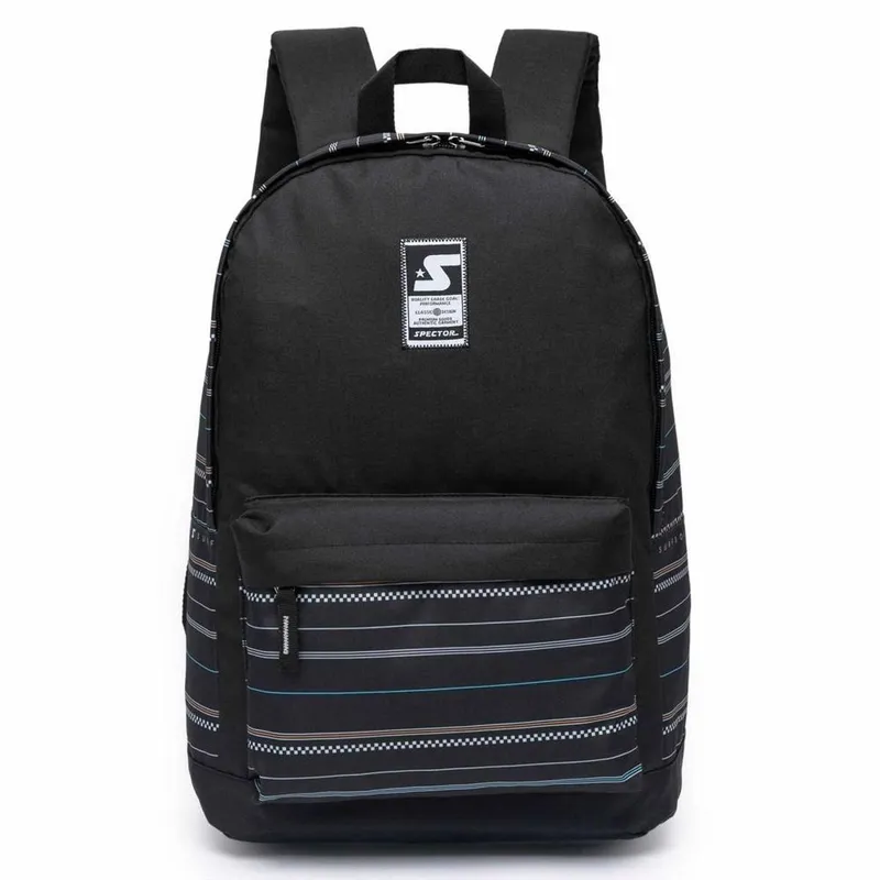 Mochila Resistente Preta Escolar Trabalho Faculdade 17 Litros