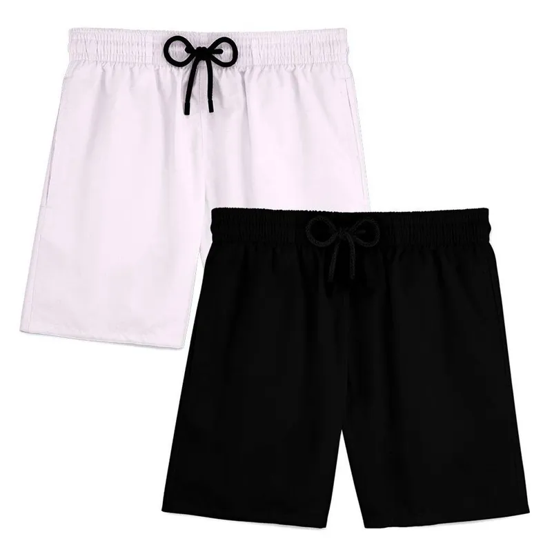 Kit 2 Short Masculino Bermuda Praia Verão Treino Esporte Mauricinho Tactel