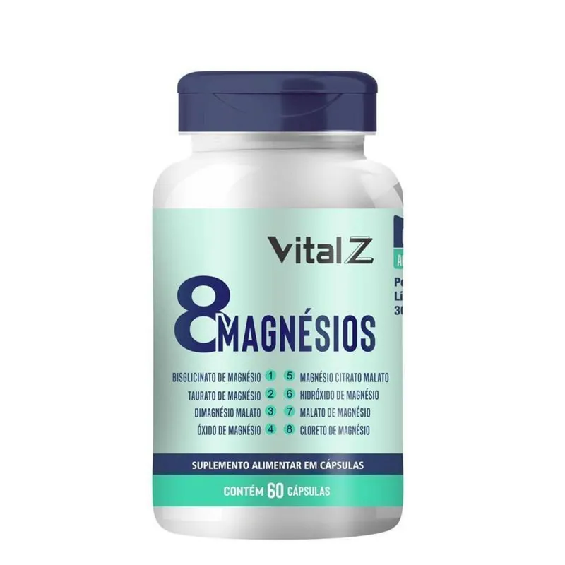 8 Magnésios - 60 Cápsulas
