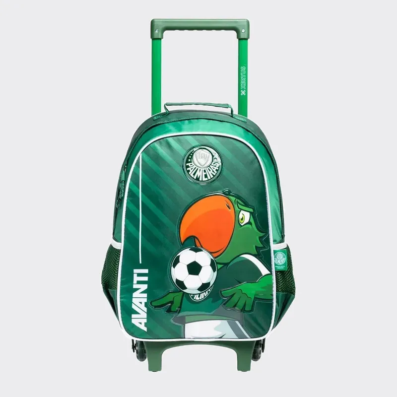 Mochila com RodasAlças Palmeiras Escolar Mascote 16