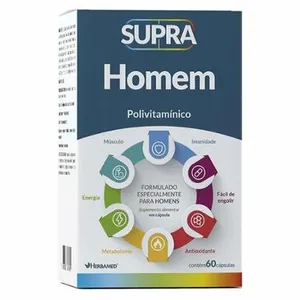 Supra Homem Polivitamínico 60 Cápsulas Herbamed