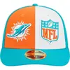BONÉ NEW ERA 5950 MIAMI DOLPHINS SIDELINE NFP24BON011 VERDE LARANJA