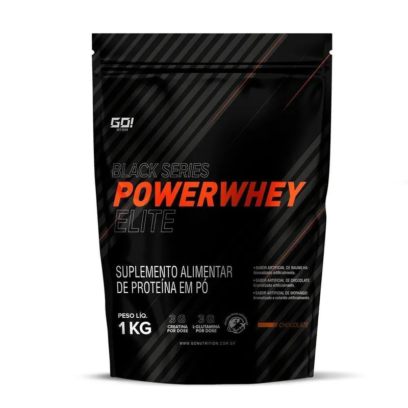 Whey Protein Isolado Elite (80% Proteína) 1kg – GO NUTRITION