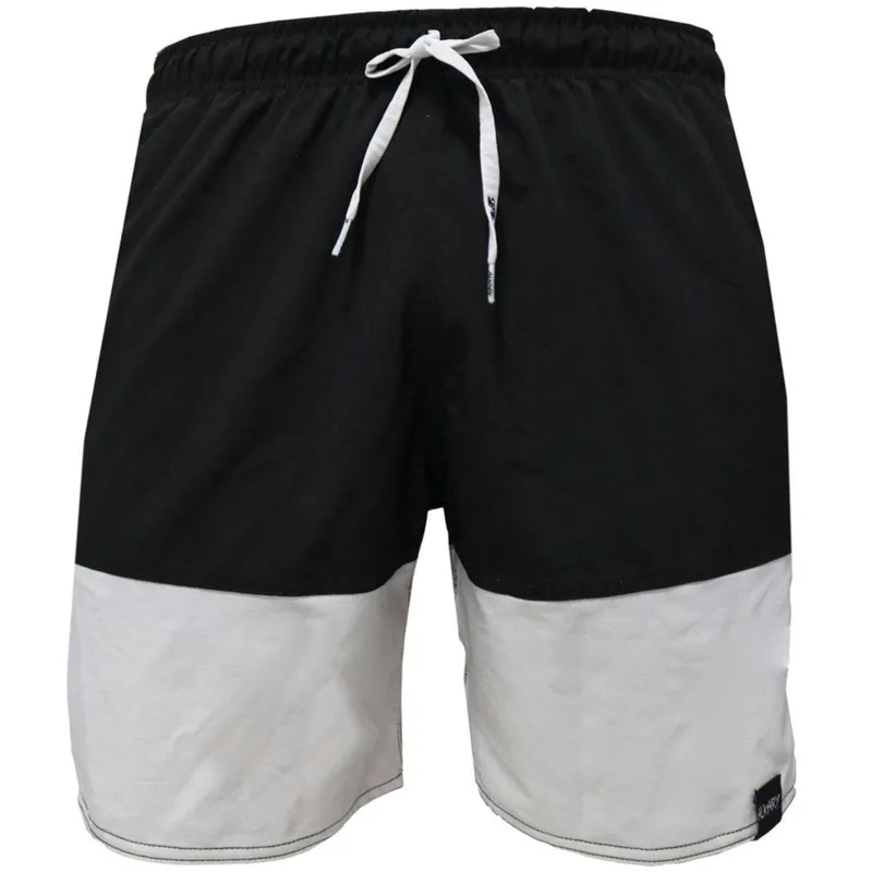 Shorts Elástico Alkary e Branco.