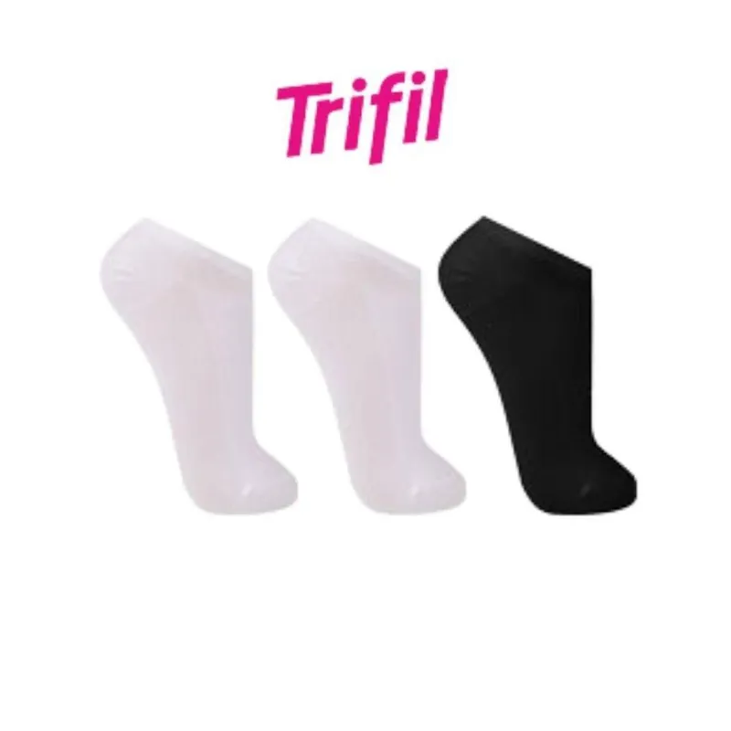 Kit Com 6 De Meia Básica Cano Curto Unissex Pares Trifil