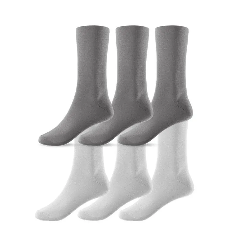 Kit 6 Pares de Meias Cano Alto 36 ao 46 Unissex