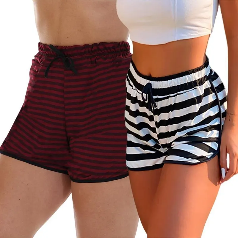Kit 2 Short Saída Praia Frishop Listrado Feminino Adulto