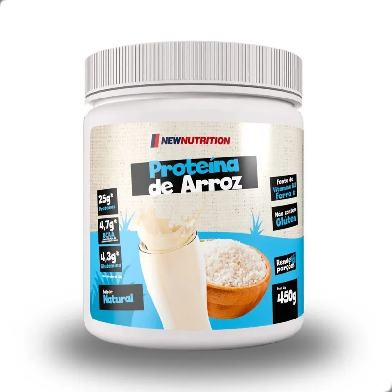 Proteina do Arroz Vegan 450g New Nutrition