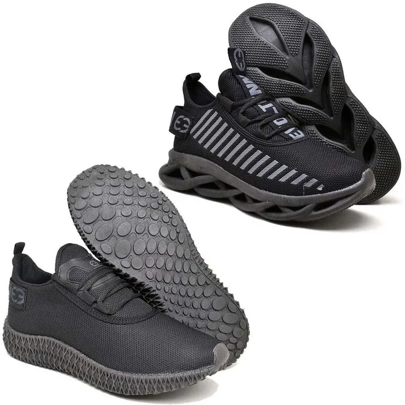 Tênis Masculino Academia Running Confortável Kit 2 Pares
