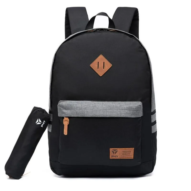 Kit Mochila Bolsa Reforçada Estojo Dia a Dia Escolar Faculdade Espaçosa