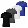 Kit 4 Camiseta Masculina Esportiva Dry Camisa Gola Redonda Estampada