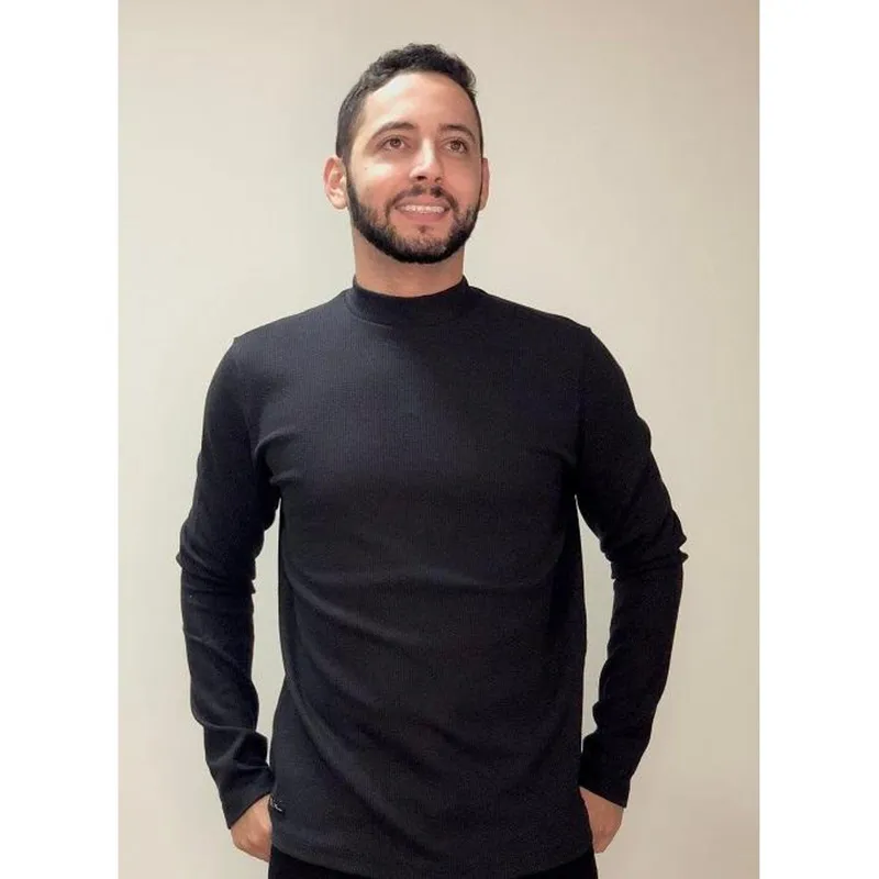 BLUSA MALHA MASCULINO MANGA LONGA - KING & JOE